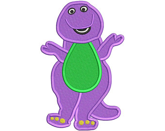 Barney dinosaur.