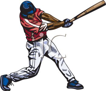 Cartoon Baseball Player Clipart Free.