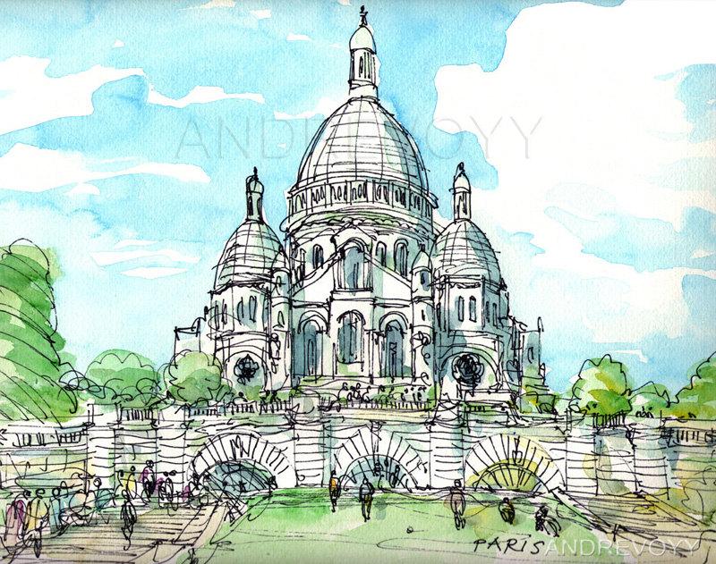 Sacre coeur clipart.