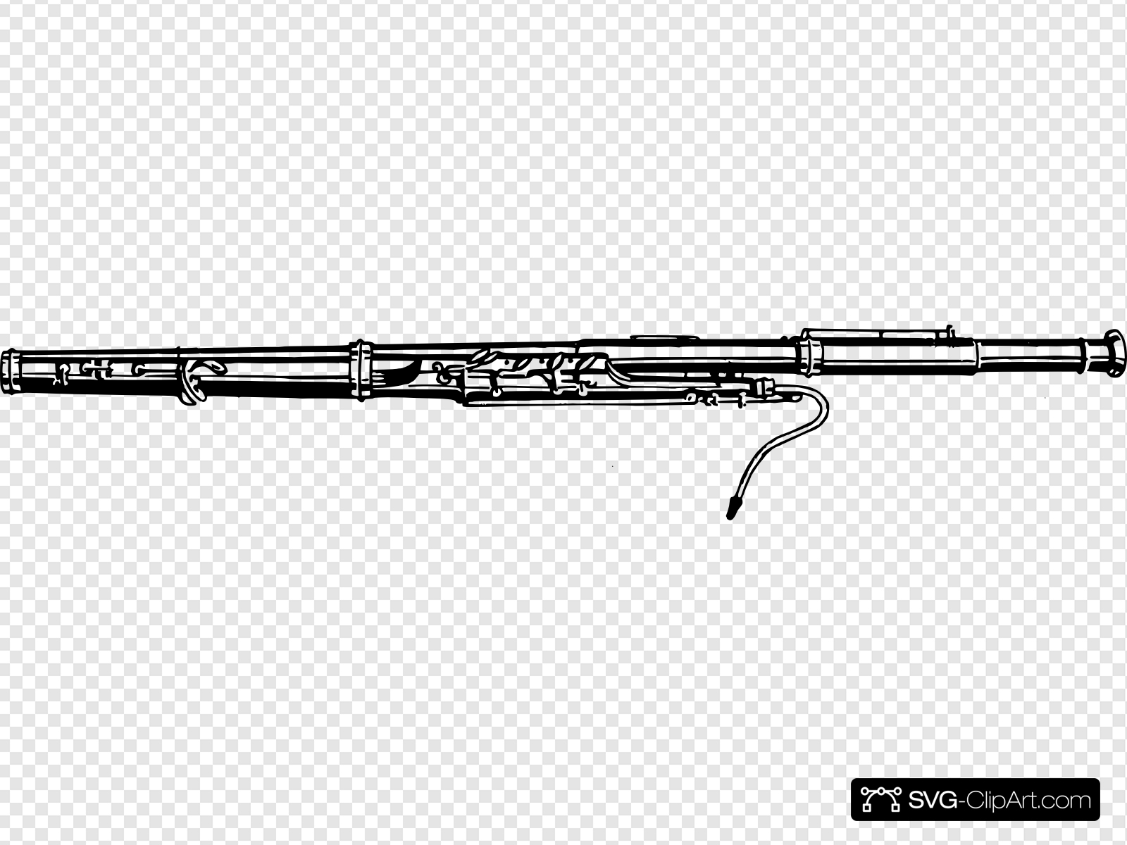 Bassoon Clip art, Icon and SVG.