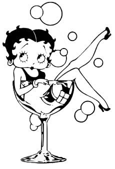 Betty boop clip art.