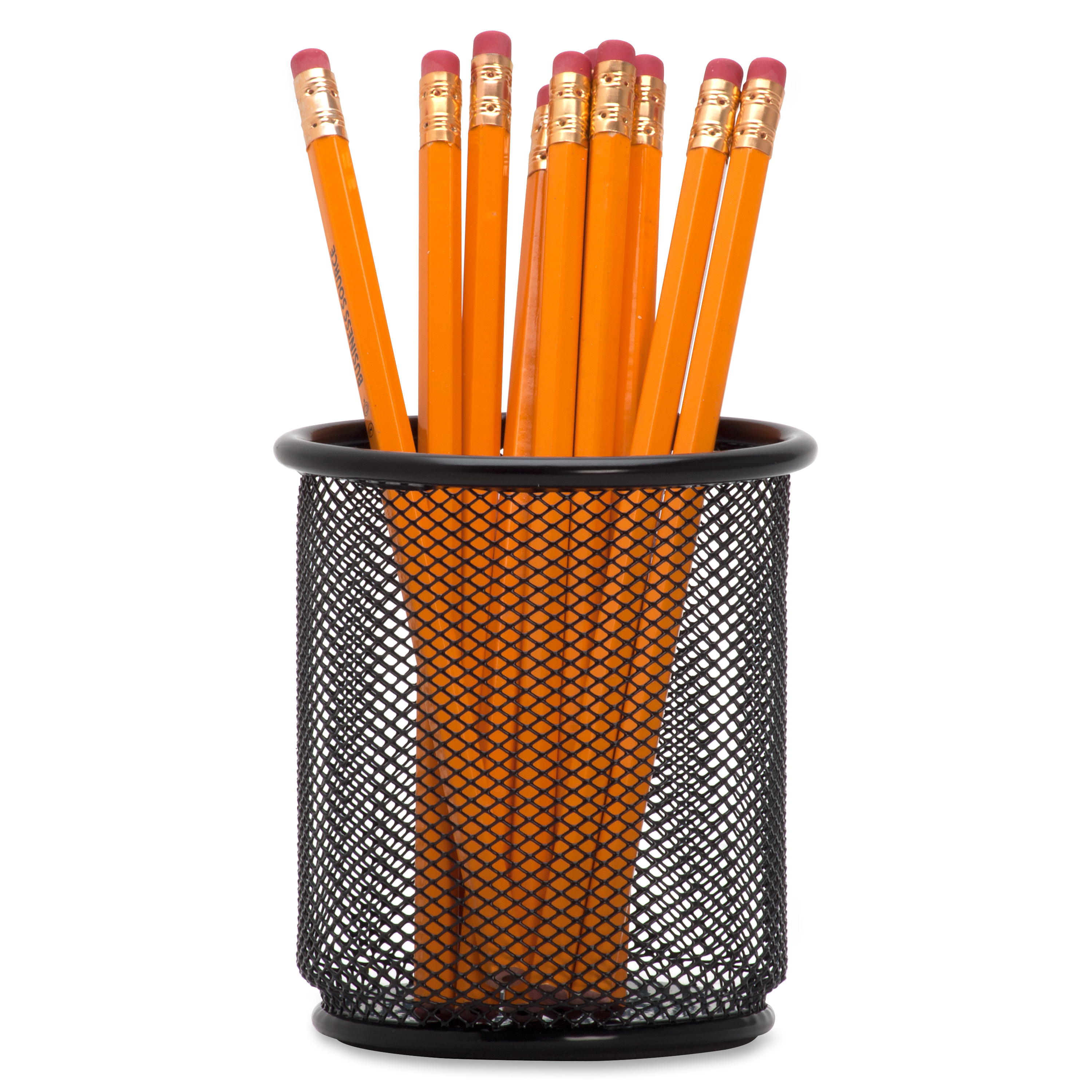 Lorell Black Mesh/Wire Pencil Cup Holder.