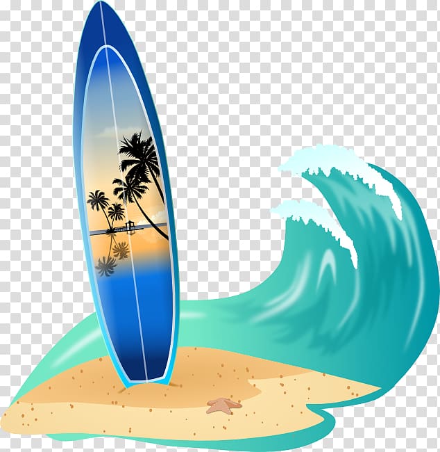 Surfboard Big wave surfing , Beach Waves transparent.