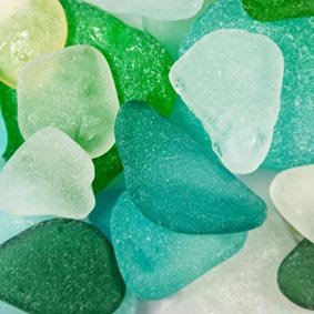 Sea glass clipart.