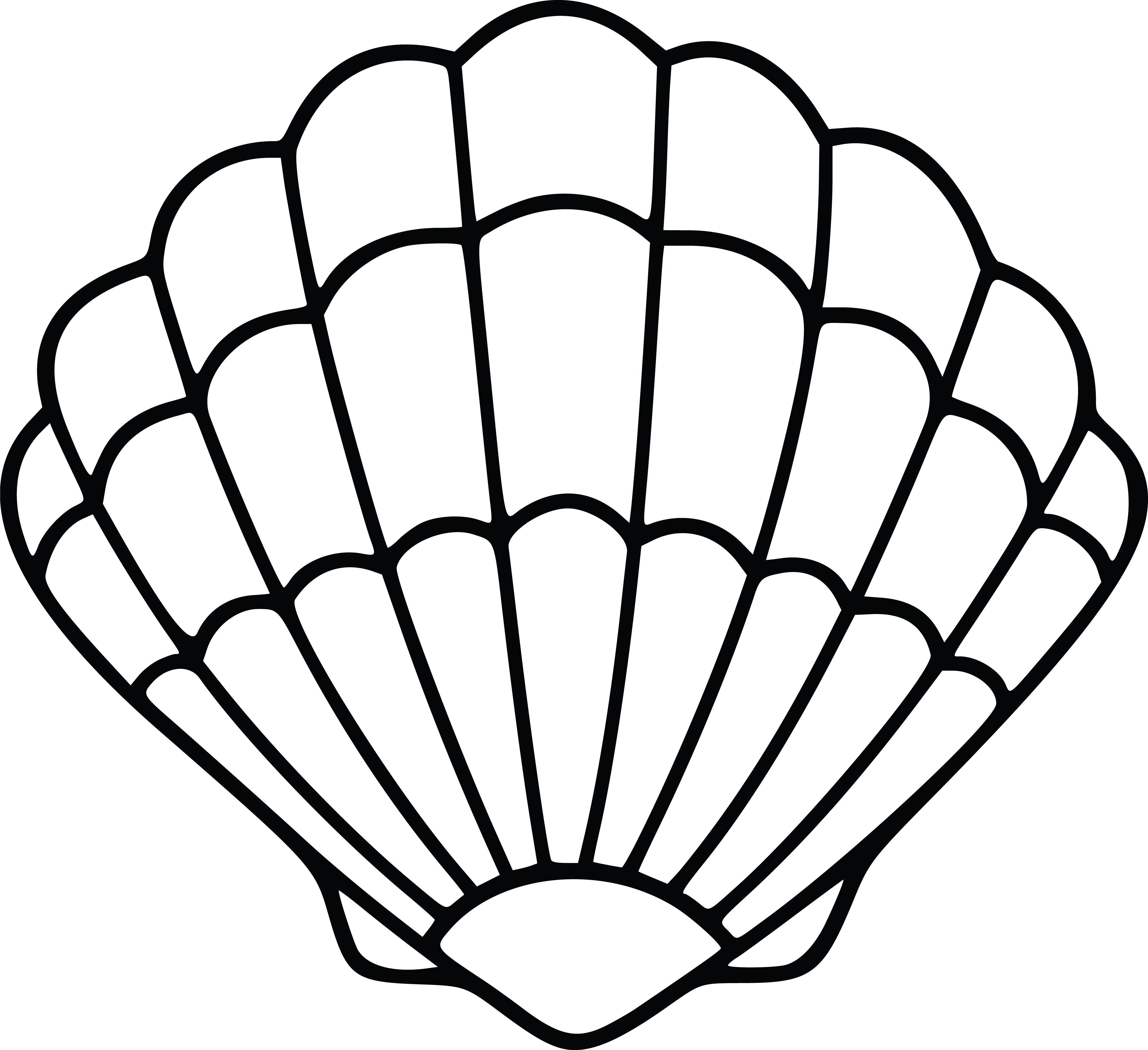 286 Sea Shell free clipart.