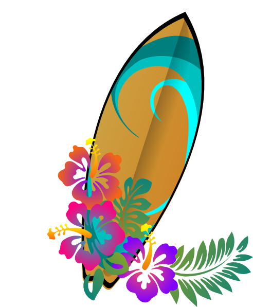 Beach surf clipart.