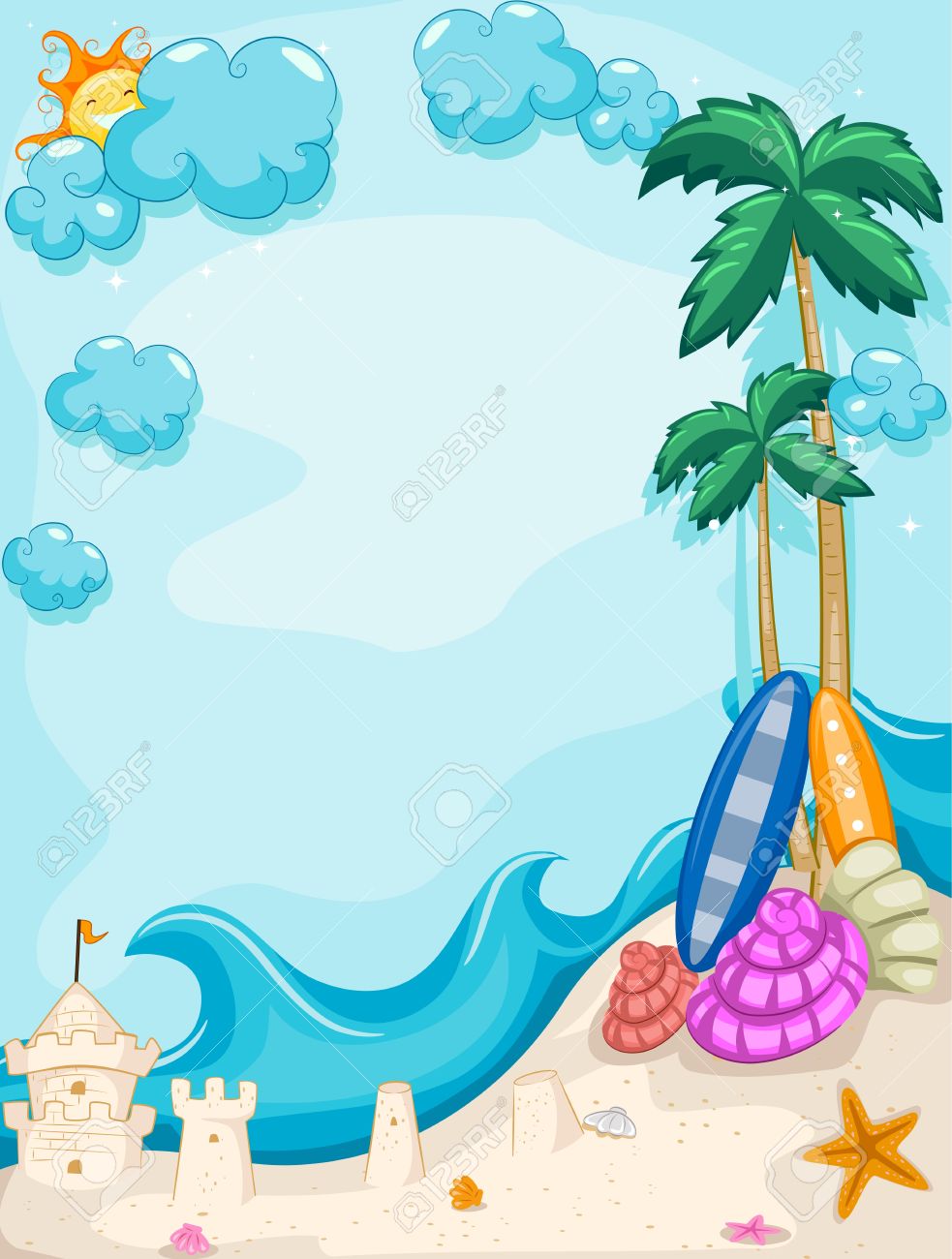 Summer Background Clipart.