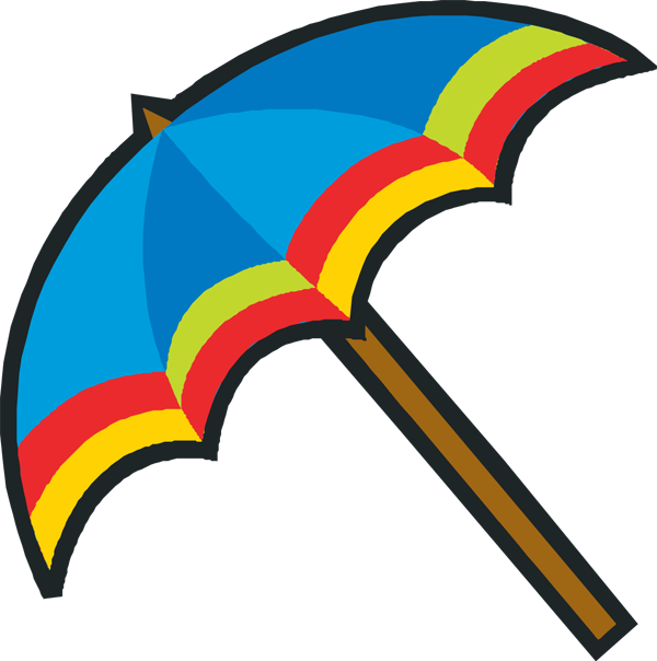 Beach Umbrella Clipart.