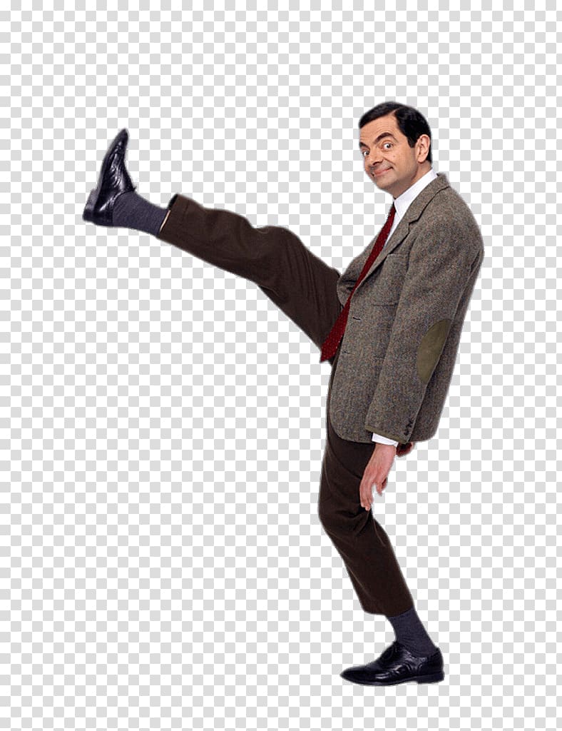 R, Mr Bean Huge Step transparent background PNG clipart.