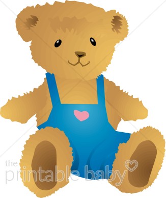 Boy Teddy Bear Clipart.