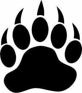 Details about Bear Paw Vinyl Decal Sticker Work Home Car Truck Wall SUV.