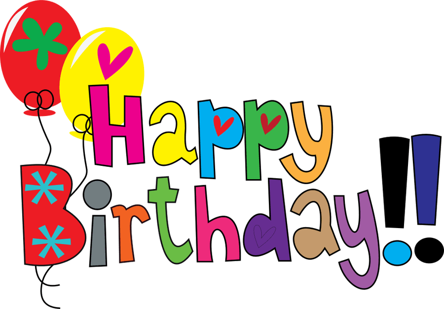 Beautiful Happy Birthday Clipart.