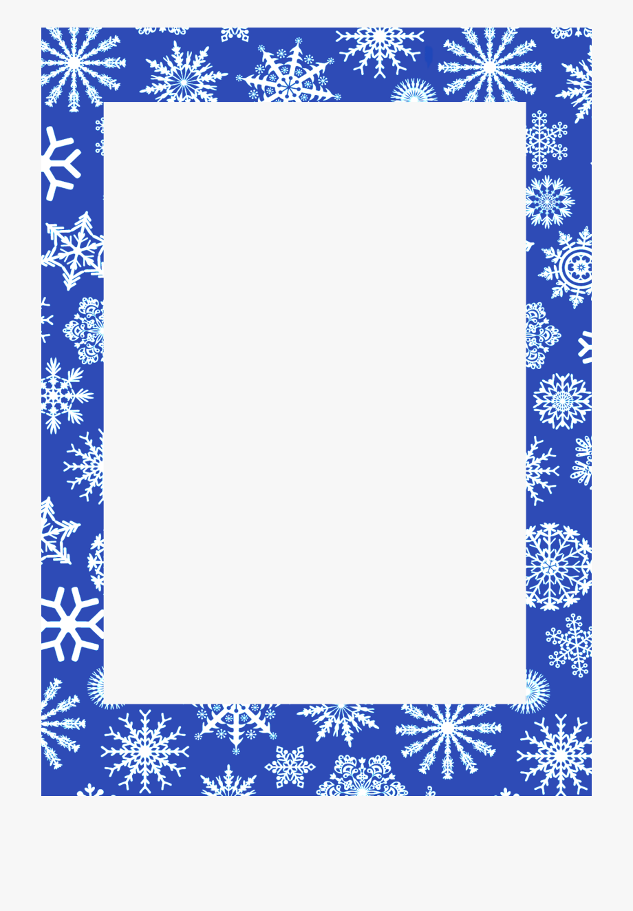 Winter Frame Png.