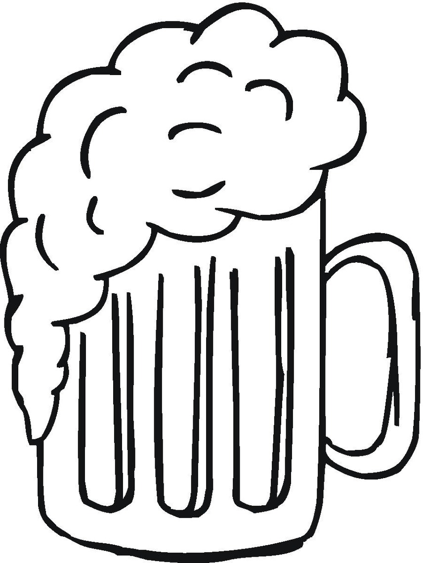 Beer Glass Clip Art.