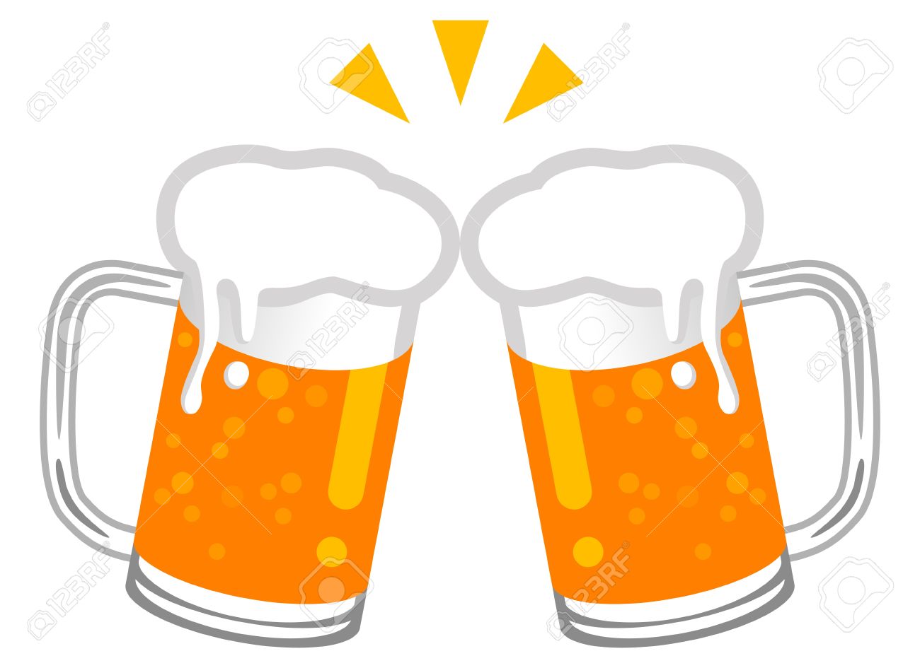 Cheers beers clipart.