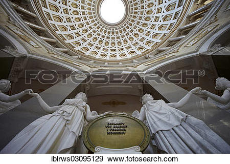 Stock Photograph of "Interior, Kelheim Befreiungshalle or Hall of.