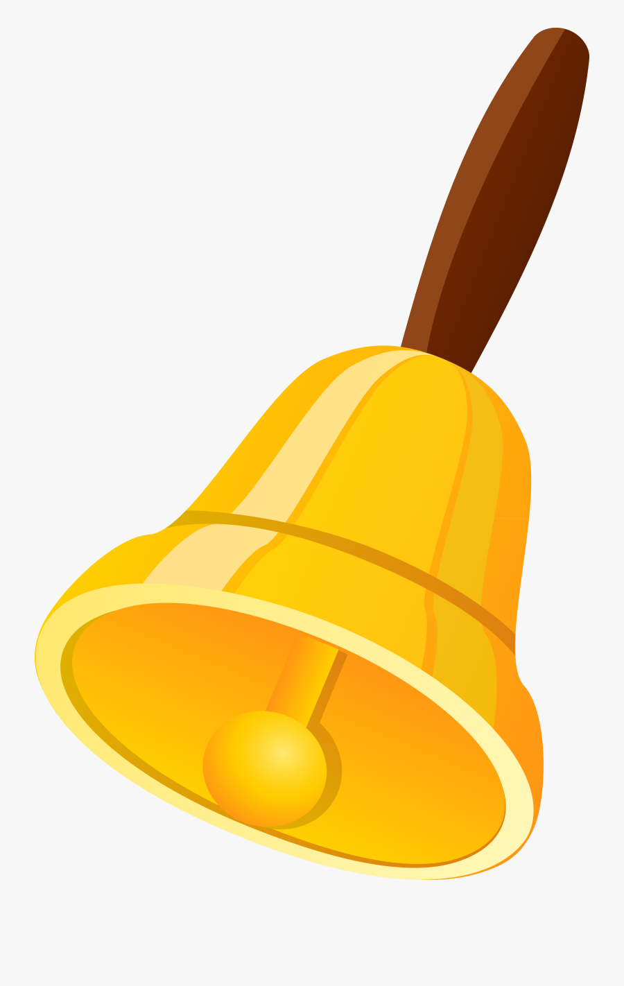 Transparent Hand Bell Clipart.