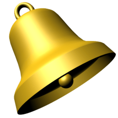 Bell Gold transparent PNG.