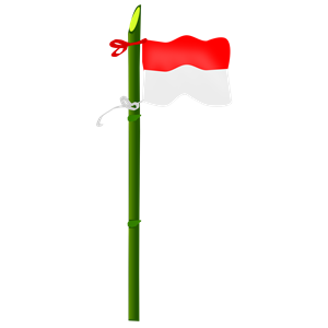 Bamboo and Indonesian flag clipart, cliparts of Bamboo and.