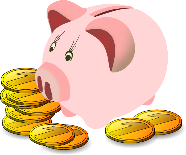 Piggy Bank Clipart Free.