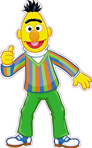 Amazon.com: 11 Inch Bert Sesame Street Removable Wall Decal.