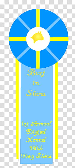 DKC dog show Best of _____ Class ribbon, no name transparent.