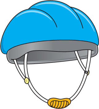 Bicycle Helmet Clipart.