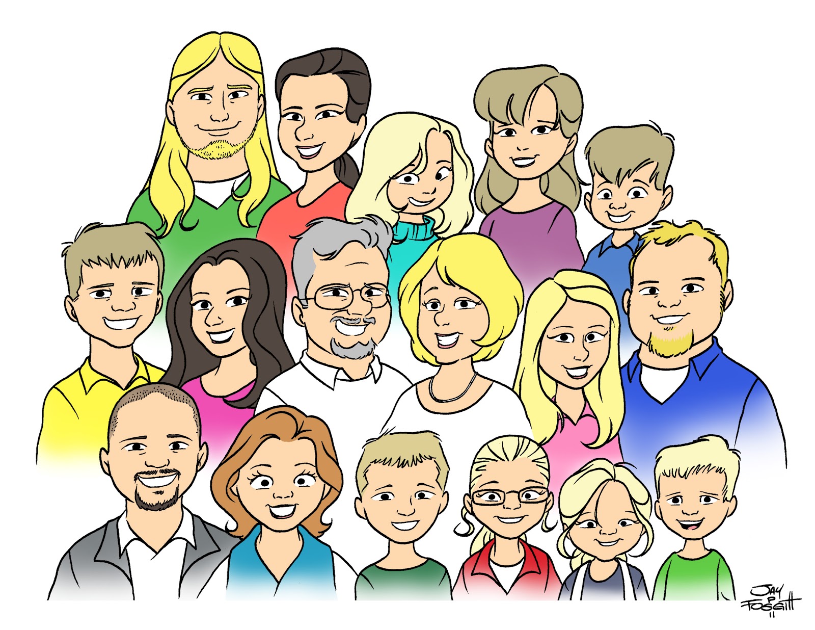 Extended family clipart black and white 13 » Clipart Station.