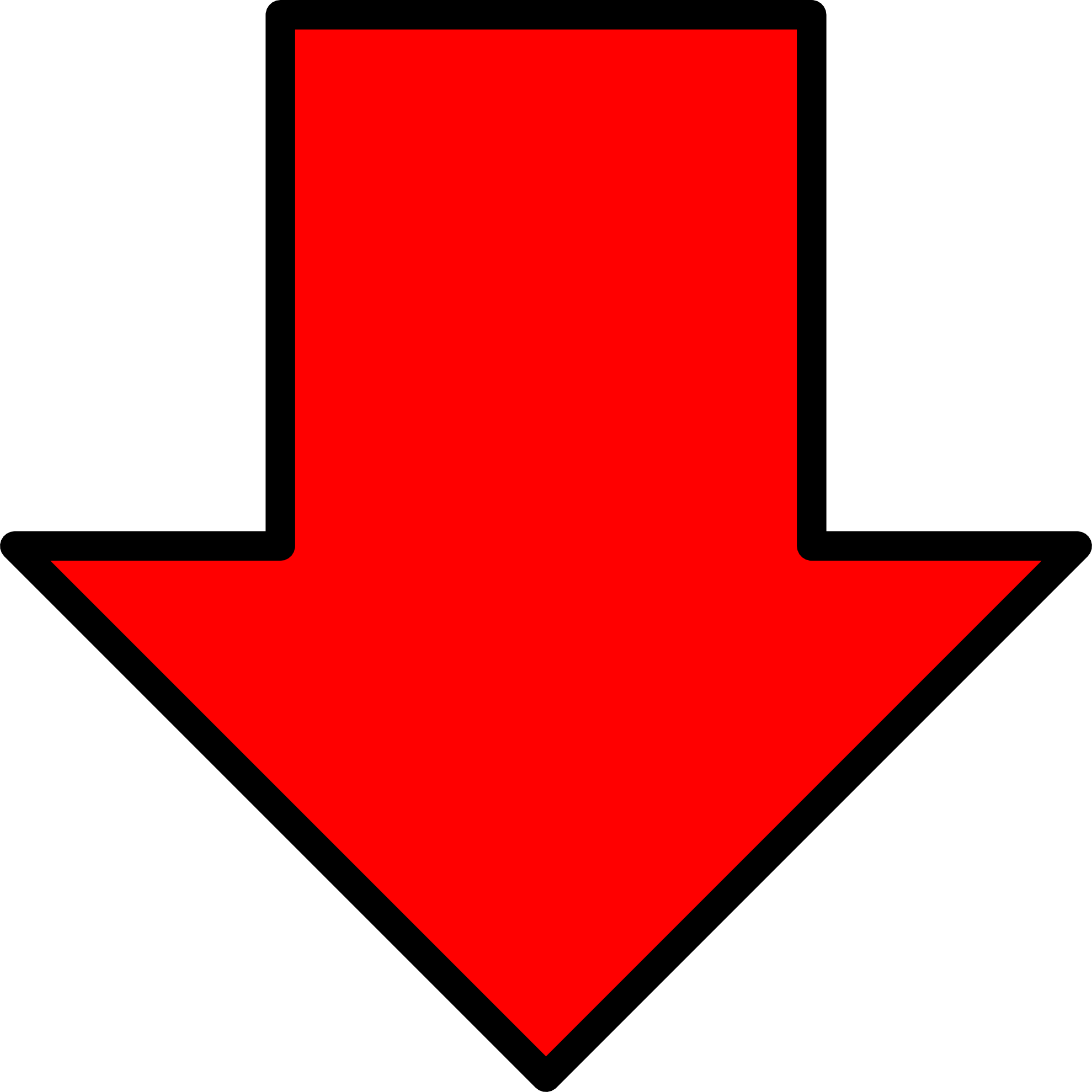 Free Red Down Arrow Png, Download Free Clip Art, Free Clip.