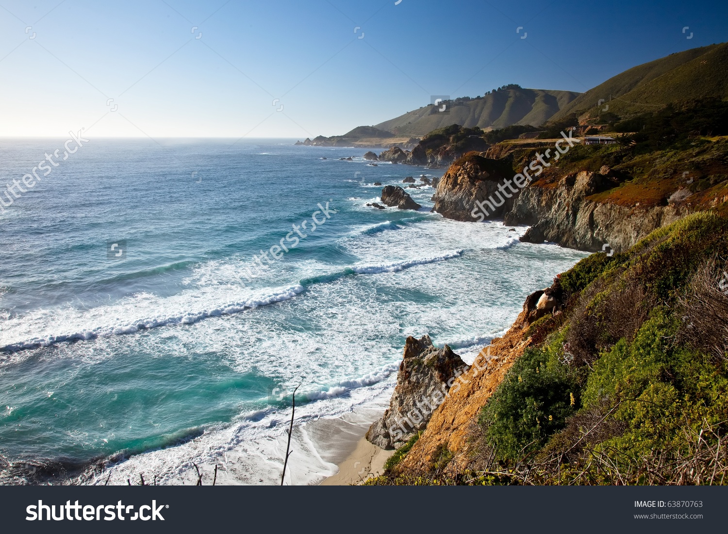 Big Sur Is A Sparsely Populated Region Of The Central California.