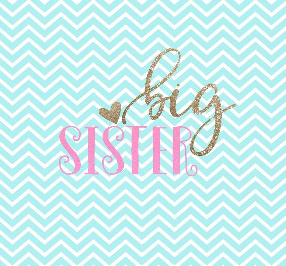 Big Sister SVG Big Sister SVG Clipart by.