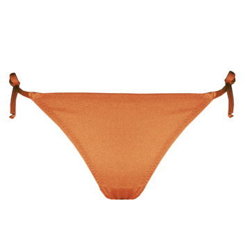 Mira bronze bikini strap bottom.