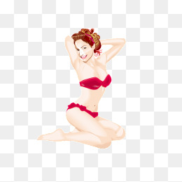 Bikini Girls PNG Images.