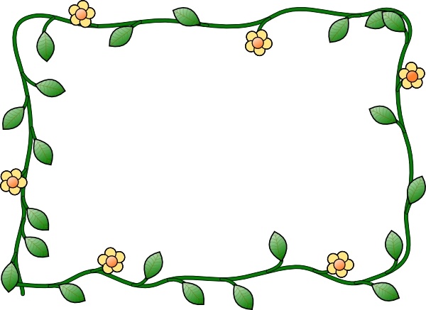 Flower Frame clip art Free vector in Open office drawing svg.