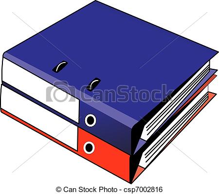 Organized Binder Clipart.