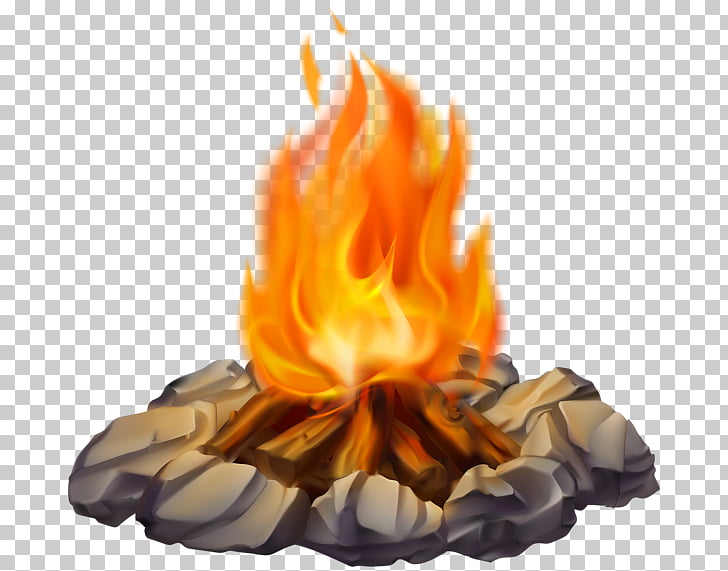 Campfire Bonfire , campfire, bonfire illustration PNG.