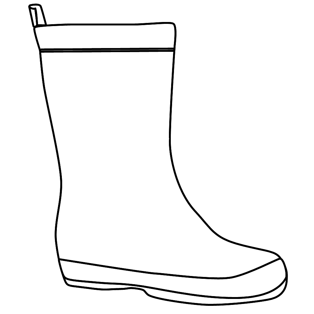 Rain boot clip art.