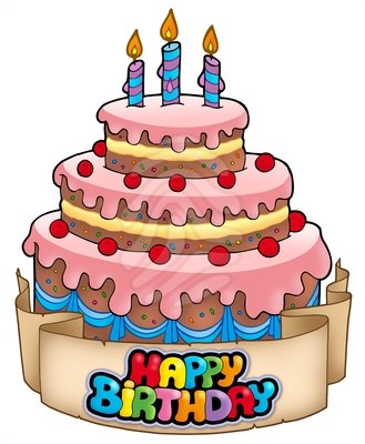 Free Birthday Cake Clip Art.