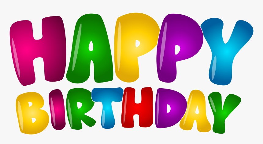 Transparent Happy Birthday Banners Clipart.