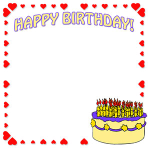 Free Birthday Borders.