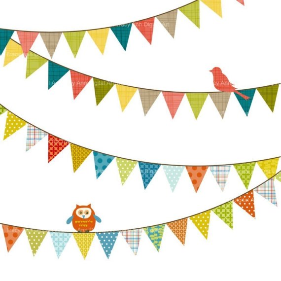 Happy Birthday Banner Clip Art.