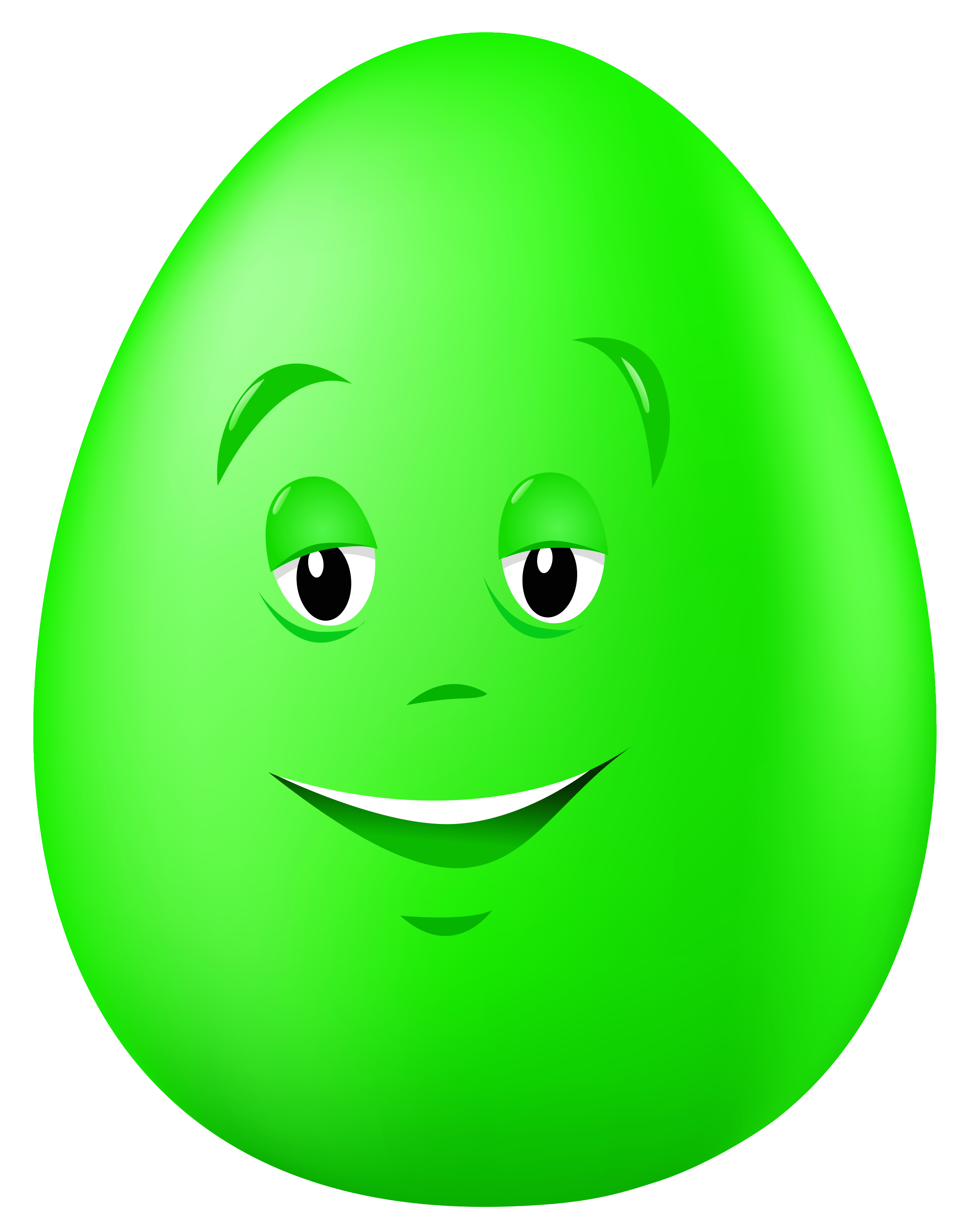 Green egg clipart.