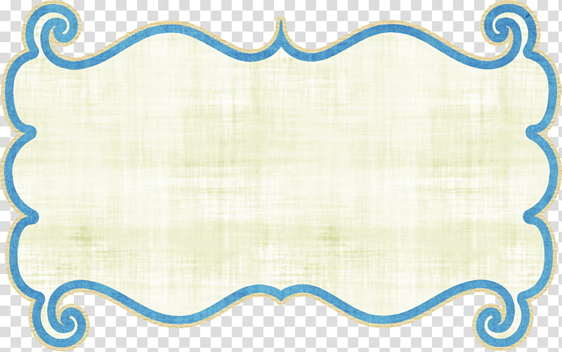 White and blue frame transparent background PNG clipart.