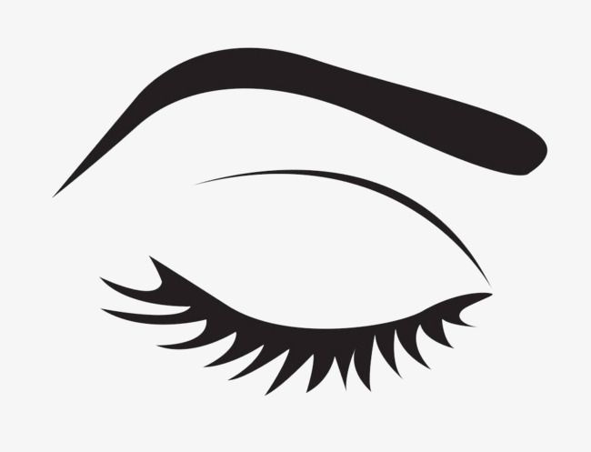 Black Simple Eyes, Eyes Clipart, Make Up, Makeups PNG.