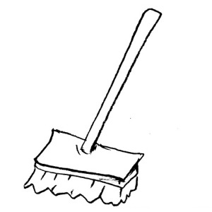 Free Mop Clipart Black And White, Download Free Clip Art.