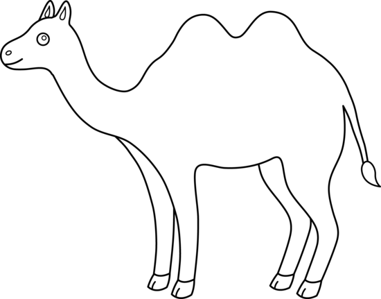 Free Camel Clipart Black And White, Download Free Clip Art.