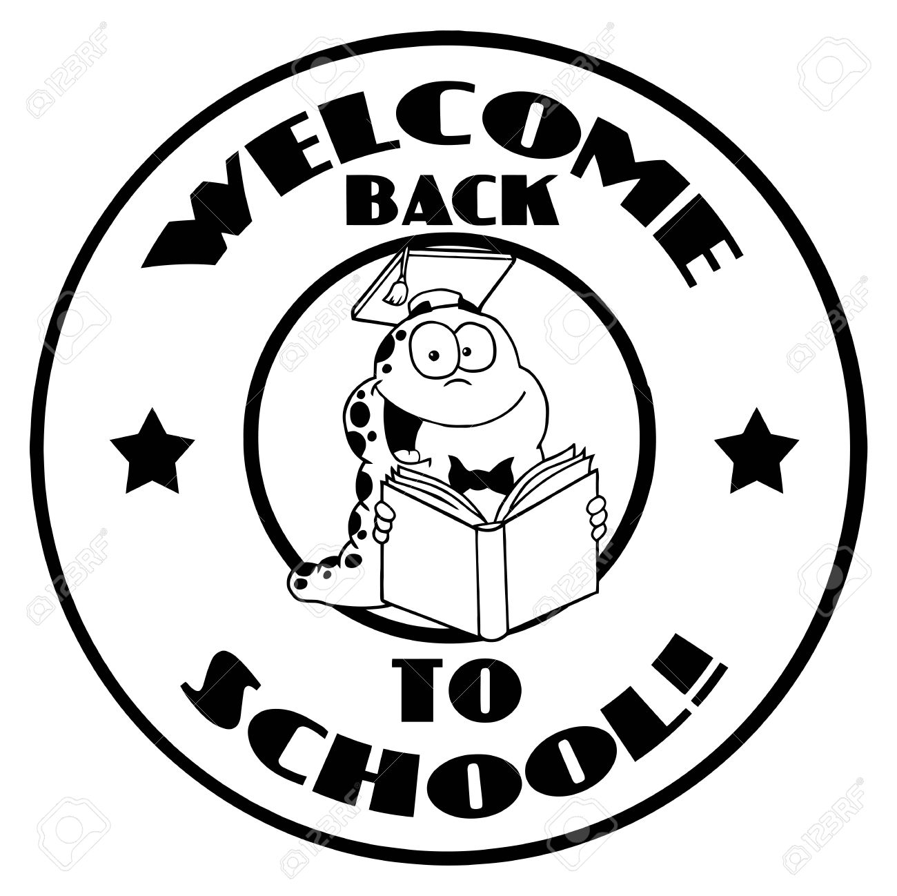 Welcome Back Clipart Black And White.