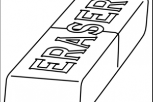 Eraser black and white clipart 1 » Clipart Station.