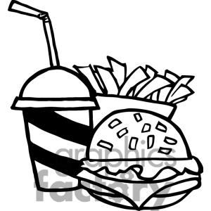 Food Clipart Black And White.