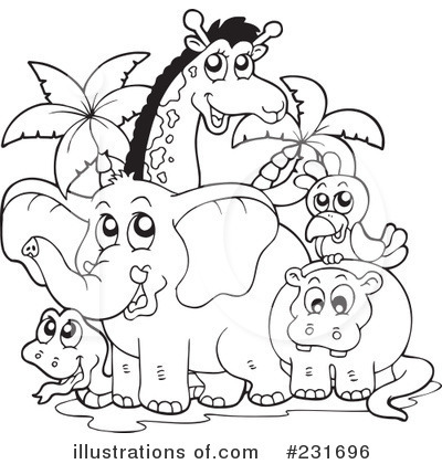 Clip Art Animals Black And White, Download Free Clip Art on.